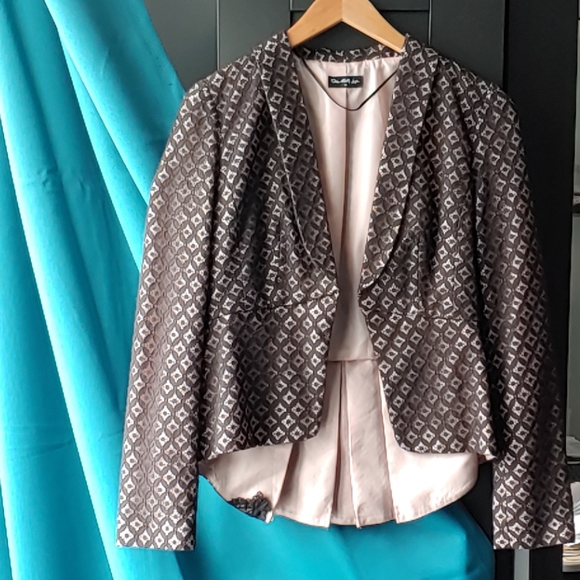 Miss Selfridge Black Lace Blazer - Picture 1 of 4